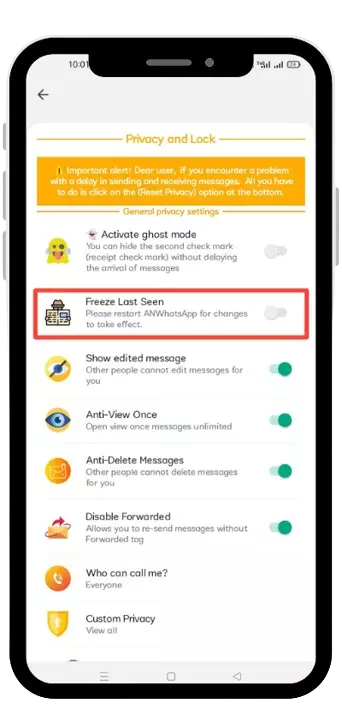 AN WhatsApp+6 APK Freeze Last Seen Feature Image
